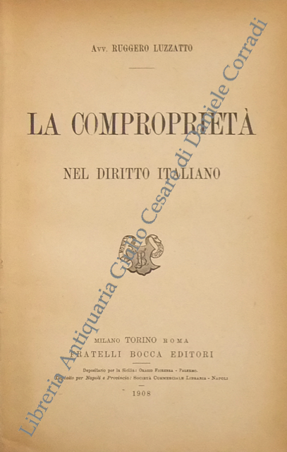 La comproprietà nel diritto italiano