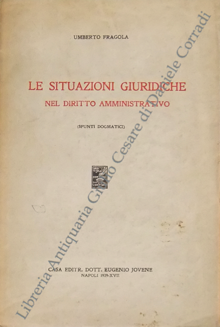 Le situazioni giuridiche nel diritto amministrativo