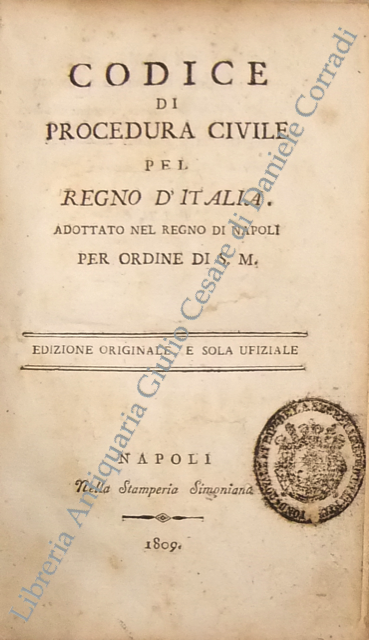 Codice di procedura civile pel Regno d'Italia