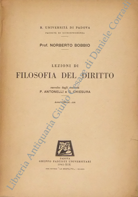 Lezioni di filosofia del diritto