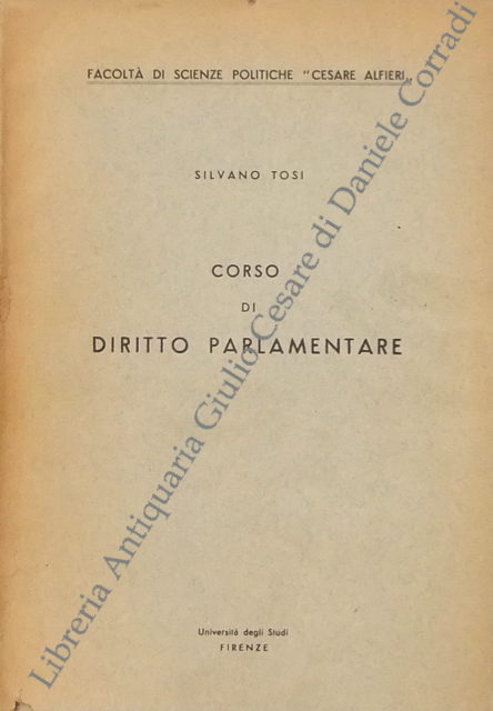 Corso di diritto parlamentare