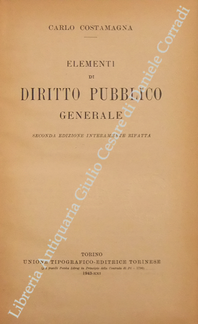 Elementi di diritto pubblico generale