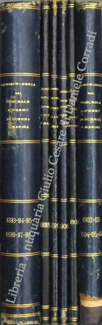 Giurisprudenza del Tribunale Supremo di Guerra e Marina