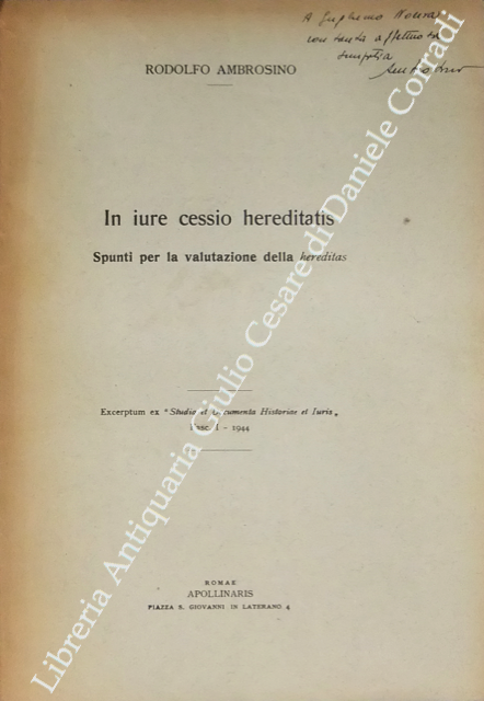 In iure cessio hereditatis