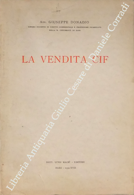 La vendita cif