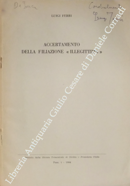 Accertamento della filiazione illegittima