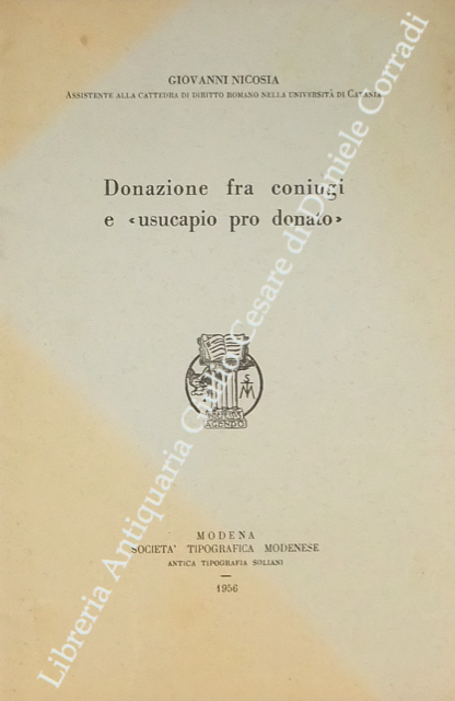 Donazione fra coniugi e usucapio pro donato