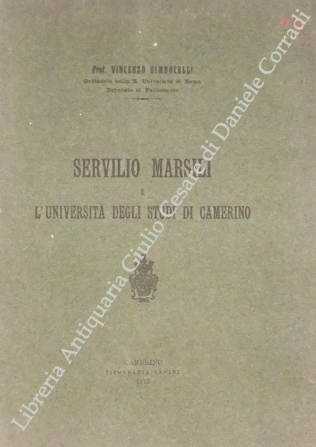 Servilio Marsili e l'Università degli Studi di Camerino