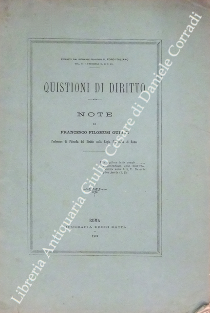 Questioni di diritto