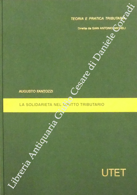 La solidarietà nel diritto tributario