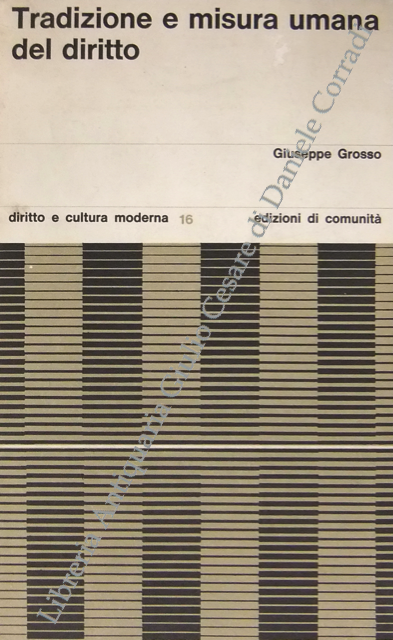 Tradizione e misura umana del diritto