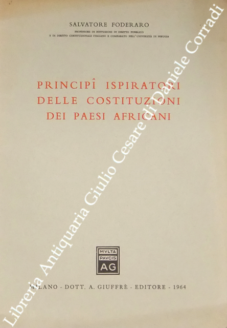 Principi ispiratori delle costituzioni dei paesi africani