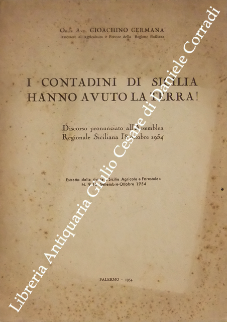 I contadini di Sicilia hanno avuto la terra