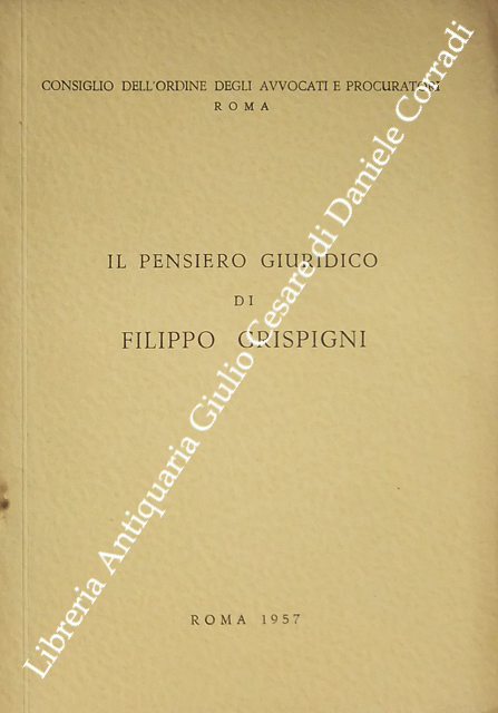 Il pensiero giuridico di Filippo Grispigni