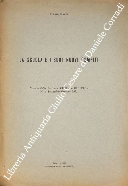 La scuola e i suoi nuovi compiti