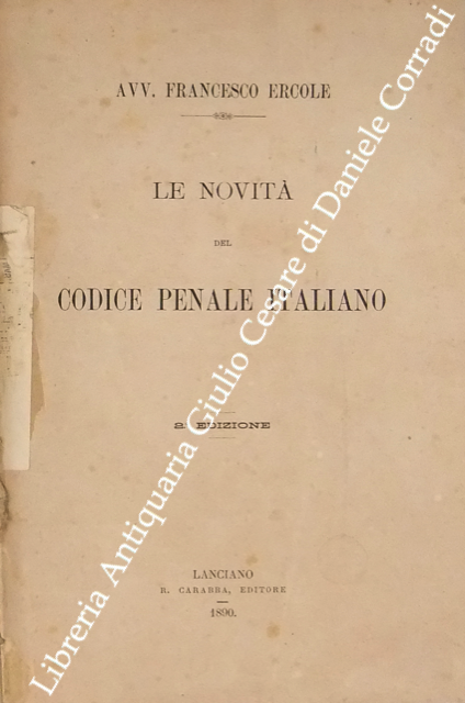 Le novità del codice penale