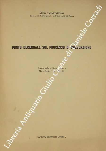 Punto decennale sul processo di prevenzione