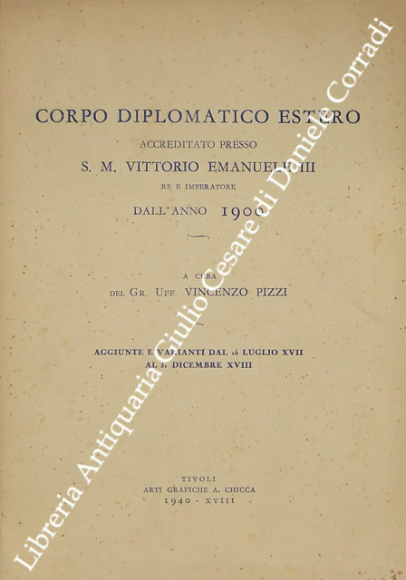 Corpo diplomatico estero