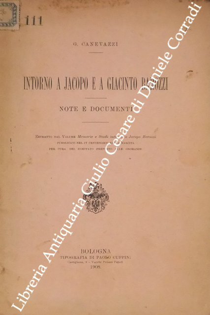 Intorno a Jacopo e a Giacinto Barozzi