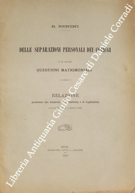 Delle separazioni personali dei coniugi