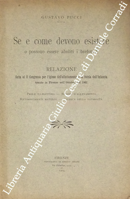 Se e come devono esistere o possono essere aboliti i brefotrofi