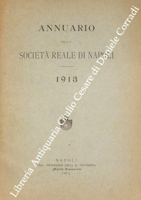 Annuario della società reale di Napoli