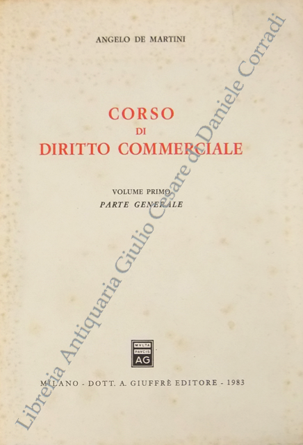Corso di diritto commerciale