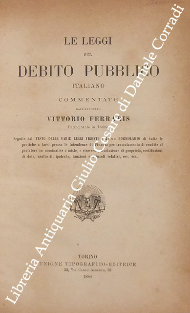 Le leggi sul debito pubblico italiano commentate..