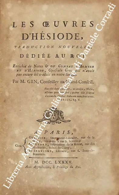 Les ouvres d'Hesiode