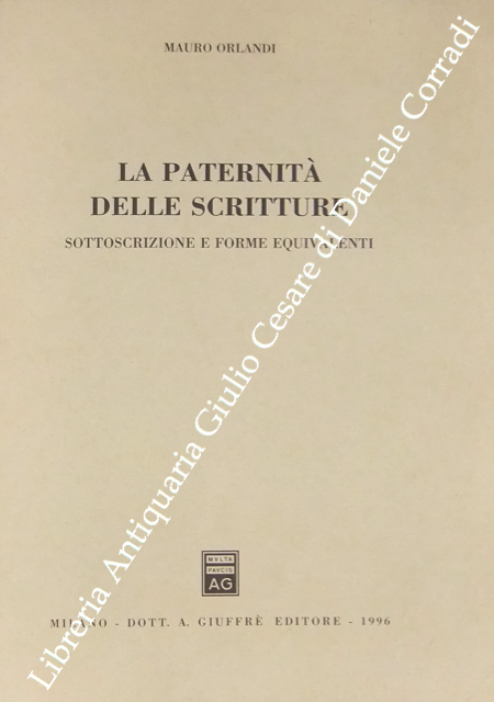 La paternità delle scritture