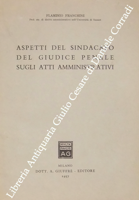 Aspetti del sindacato del giudice penale