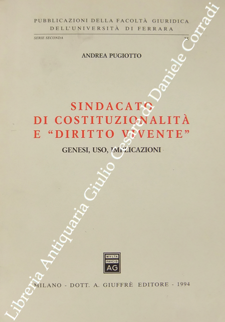 Sindacato di costituzionalità e diritto vivente