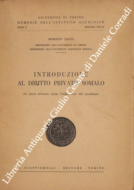 Introduzione al diritto privato somalo