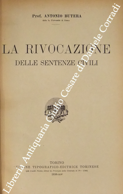 La rivocazione delle sentenze civili
