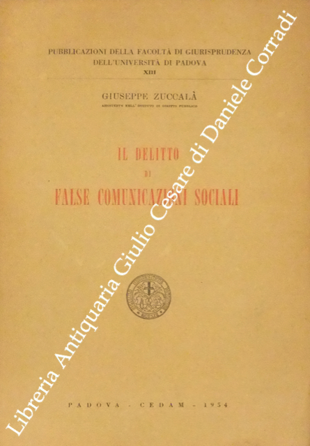 Il delitto di false comunicazioni sociali
