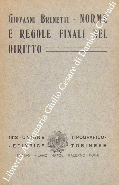 Norme e regole finali nel diritto