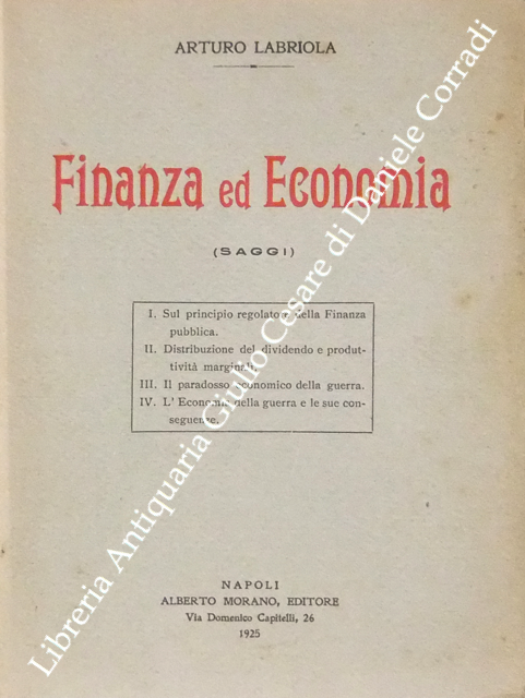 Finanza ed Economia