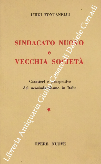 Sindacato nuovo e vecchia società