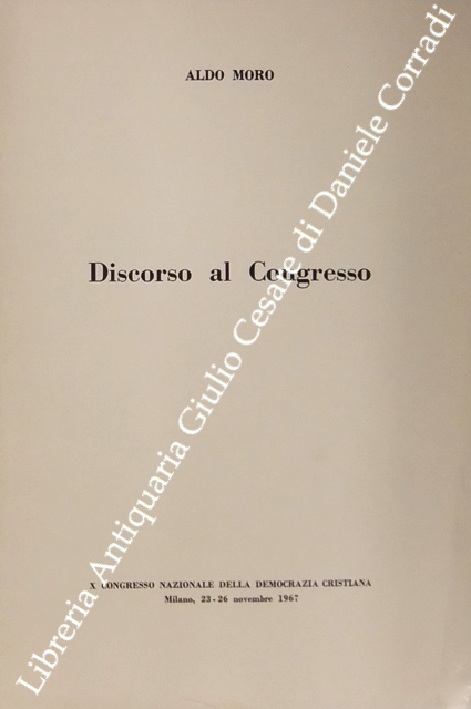 Discorso al Congresso