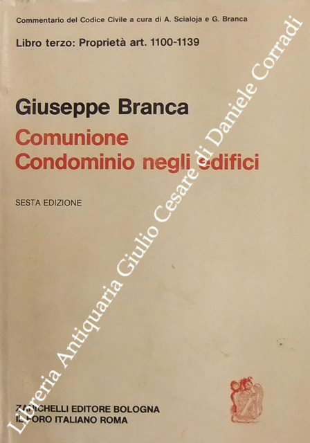 Comunione. Condominio negli edifici. Art. 1100-1139