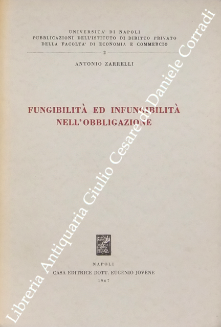 Fungibilità ed infungibilità nell'obbligazione