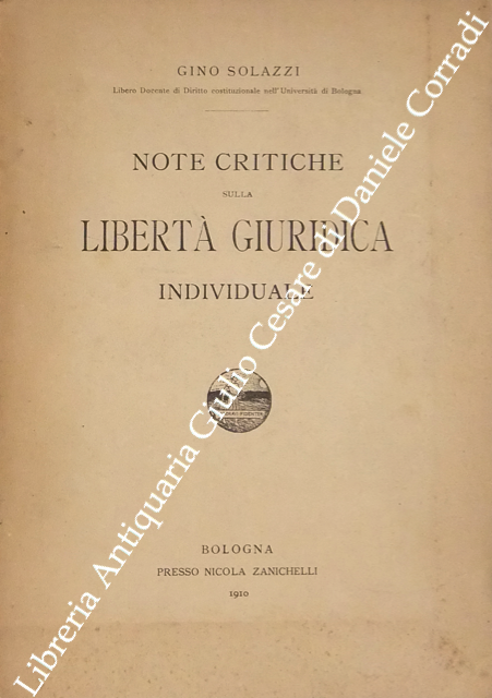 Note critiche sulla libertà giuridica individuale