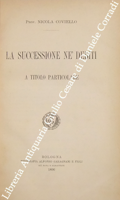 La successione ne' debiti