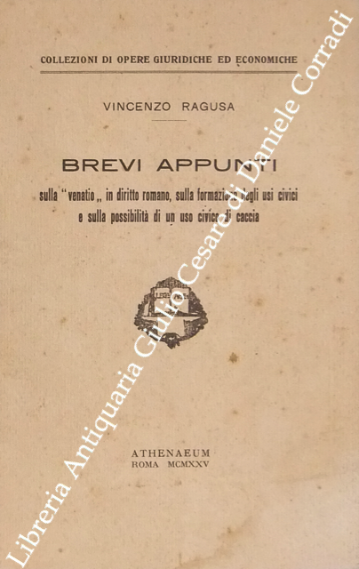Brevi appunti sulla venatio in diritto romano
