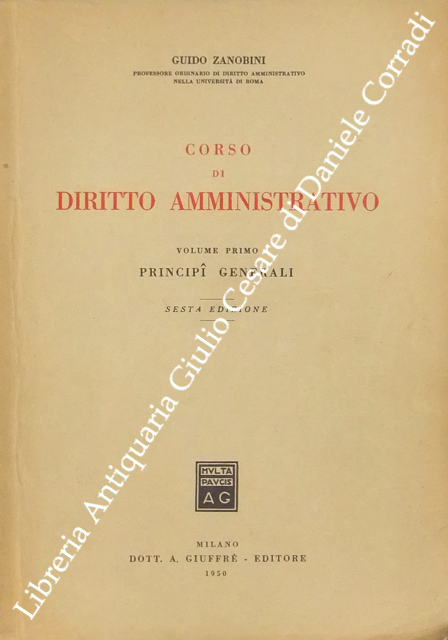 Corso di diritto amministrativo