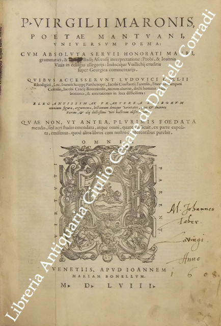 P. Virgilii Maronis poetae Mantuani universum poema
