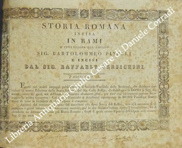 Storia romana incisa in rami