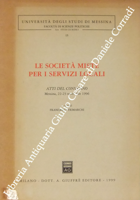 Le società miste per i servizi locali