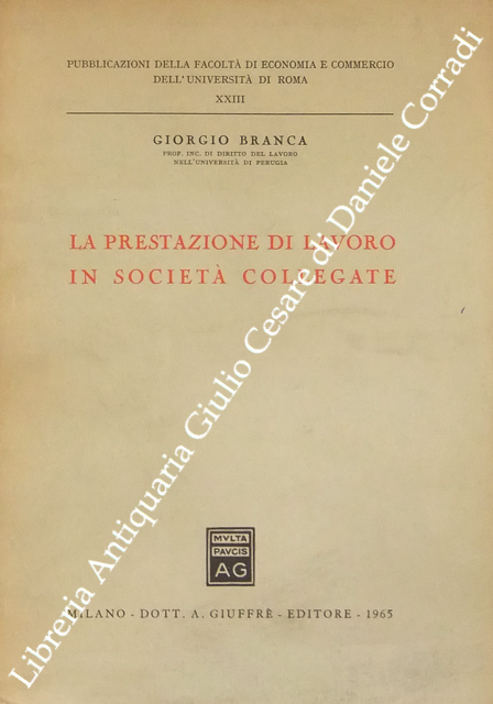 La prestazione di lavoro in società collegate