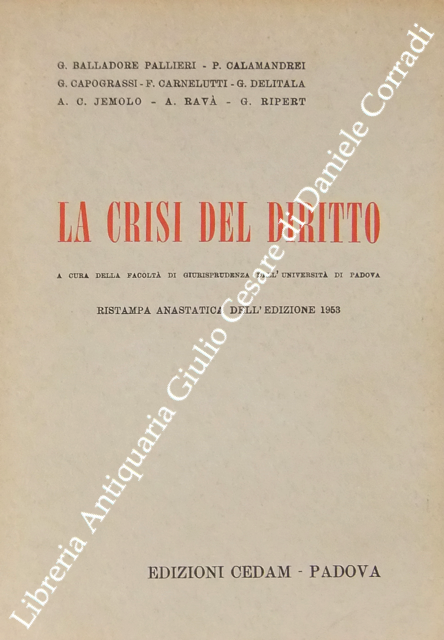 La crisi del diritto